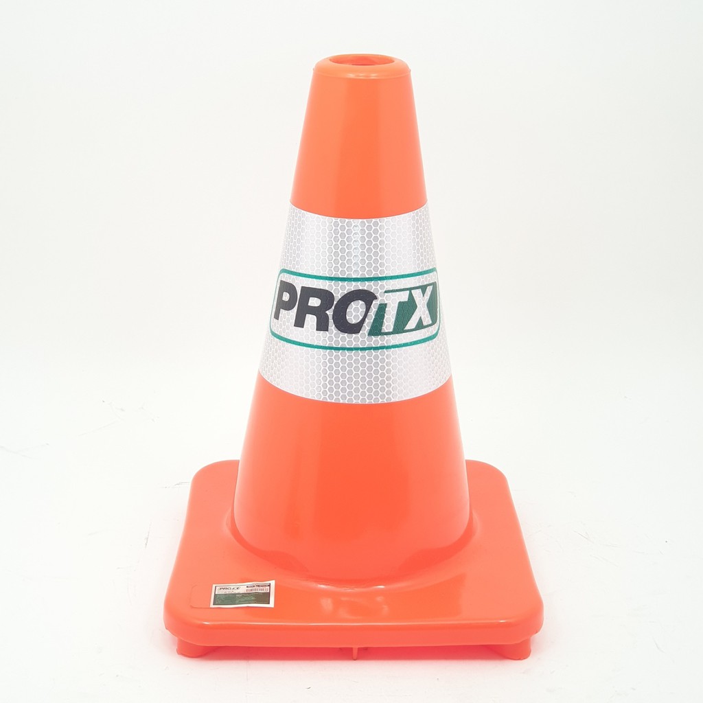 GlobalHouse PRO-TX กรวยจราจร PVC รุ่น DTA30 สีส้ม ขนาด 30 ซม. สินค้าของแท้คุณภาพดี
