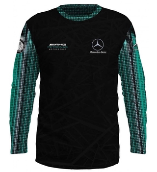 Mercedes - Benz เสื้อกีฬาแข่งรถจักรยานยนต์แห้งเร็ว Mtb Bmx