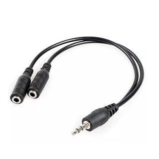 สายแยกหูฟัง 3.5(M)ออกเป็น3.5(F) 2ช่อง
