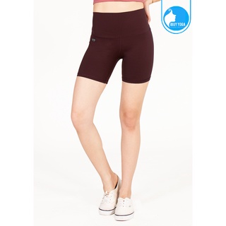 IBY - Bermuda Yoga Short Biker - Dark Red แดง