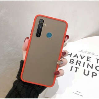 เคสมือถือ Case Realme 5 / 5i / 5s  เคสกันกระแทก ปุ่มสีผิวด้านขอบนิ่มหลังแข็ง เคสโทรศัพท์ ( สินค้าพร้อมส่งจากไทย)