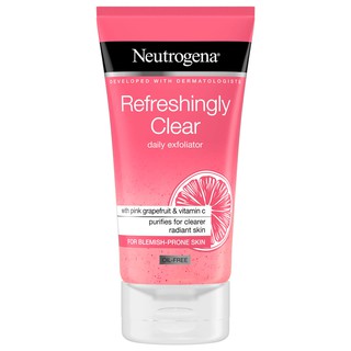 พร้อมส่ง ของแท้ Neutrogena Refreshingly Clear Daily Exfoliator 150ml