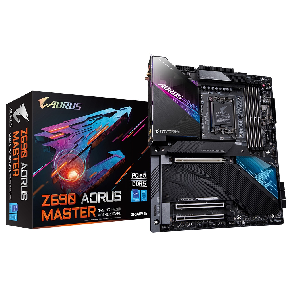 MAINBOARD (เมนบอร์ด) 1700 GIGABYTE Z690 AORUS MASTER รับประกัน 3 - Y