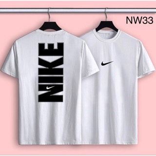 ชุดเซ็ต 2 ชิ้น - NIKE SPELLOUT สีขาว TSHIRT คอลเลกชันที่กําหนดเองทําออกแบบแบรนด์ใหม่ 100% ผ้าฝ้ายคุ