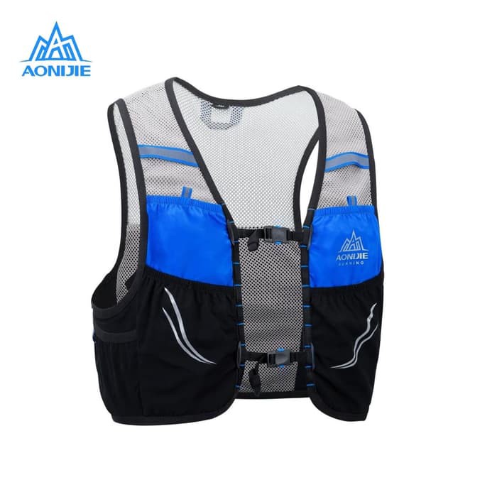 Aonijie Hydration Backpack Vest C932 - วิ่งเทรล 2.5 ลิตร - สีดําสีน้ําเงิน