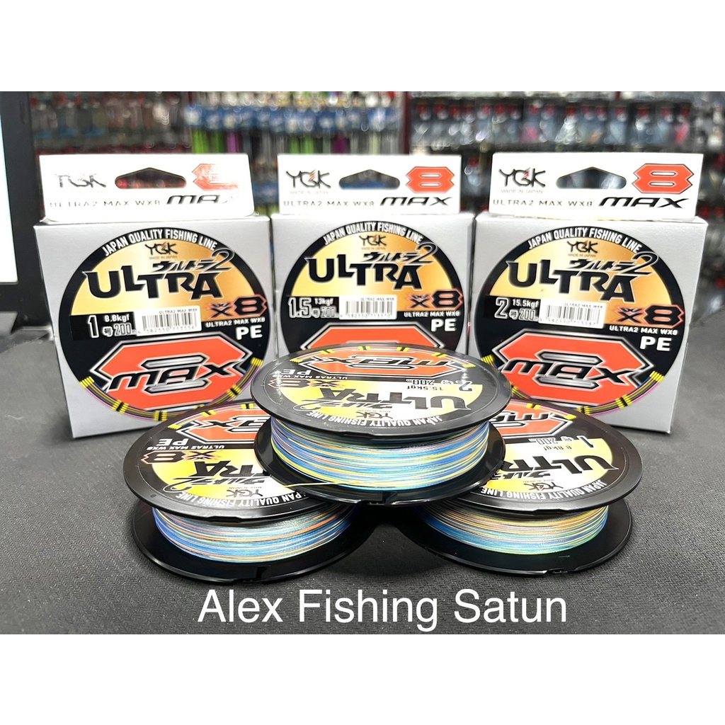 สายถัก YGK ULTRA2 MAX WX8 Multi color