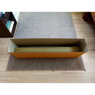 เสื่อกกจากธรรมชาติแท้ 100% เสื่อกกทอทั้งต้น (ลายดั้งเดิม) (Natural papyrus mat)