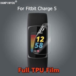 ฟิล์มกระจกนิรภัยป้องกันรอยขีดข่วนสําหรับ Fitbit Charge 5 1/3/5/10 ชิ้น