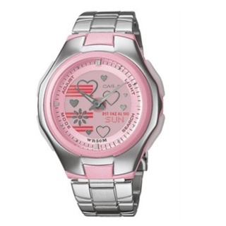 นาฬิกาCASIO POPTONE นาฬิกาผู้หญิง สีเงิน สายสแตนเลส รุ่น LCF-10D-4AVDRF ใหม่ของแท้100% ประกัน1 ปี จากร้าน henghengwatch