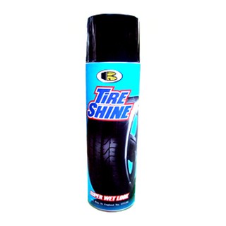 พ่นเคลือบเงายาง ปกป้องผิวยาง ป้องกันยางกรอบ สเปรย์เคลือบเงายาง Bosny TIRE SHINE (ราคา 1กระป๋อง) 550ML สเปรย์ บอสนี่