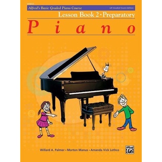 หนังสือเปียโนAlfred’s Basic Graded Piano Course Lesson Book2 - Preparatory