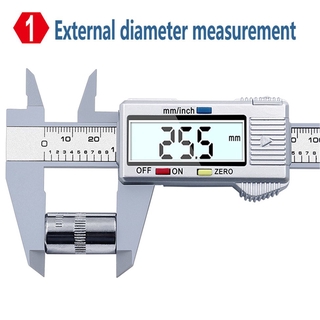 เวอร์เนียร์คาลิปเปอร์คาลิปเปอร์หน้าจอ LCD 150 มม. 0-150 มม.