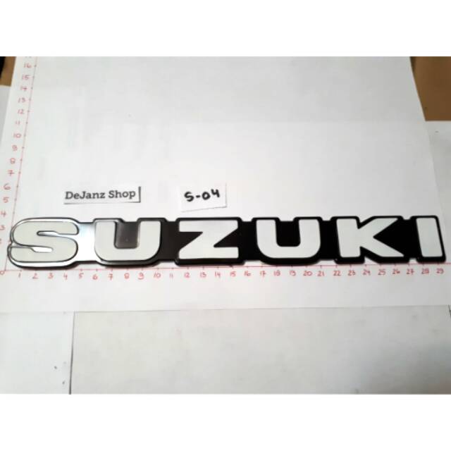 SUZUKI สัญลักษณ์ - การเขียน - สติ๊กเกอร์ - สติ๊กเกอร์ - โลโก้ ซูซูกิ ถือได้. ขาวสากล