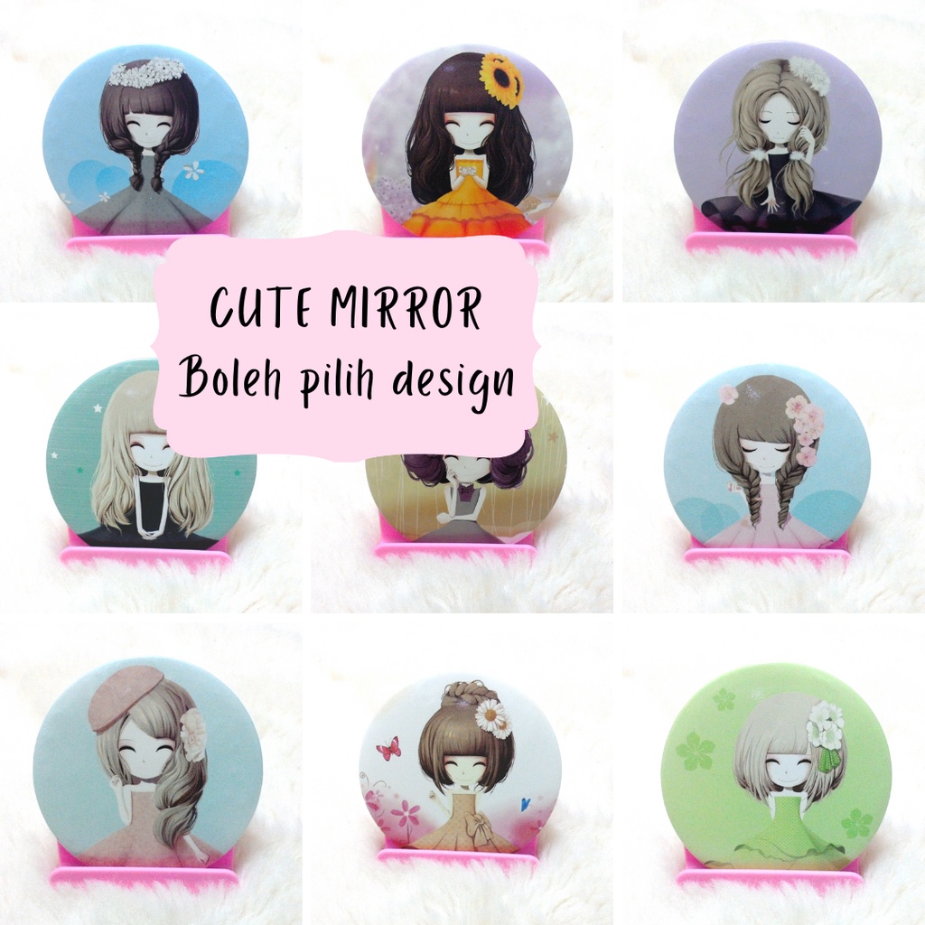 CUTE MIRROR POCKET MAKEUP MIRROR