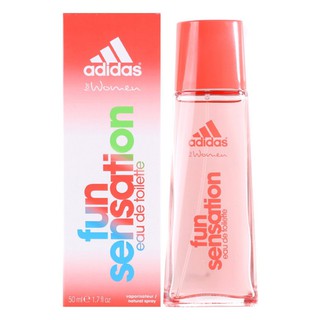 น้ำหอมผู้หญิง Adidas fun sensation for women edt 50ml. พร้อมกล่อง