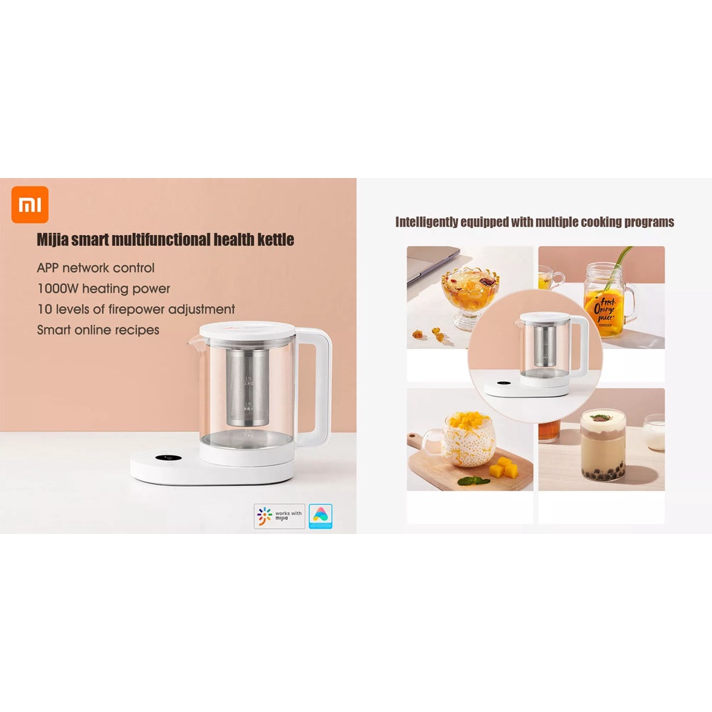 Xiaomi Mijia กาต้มน้ําอัจฉริยะ อเนกประสงค์ - MYSH0E1ACM ฟรีตัวแปลง 3 ...
