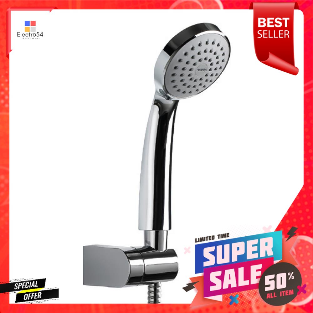 ชุดฝักบัวสายอ่อน 1 ระดับ TOTO รุ่น TTSH101ECFK สีโครมHAND SHOWER SET 1 -FUNCTION TOTO TTSH101ECFK CH