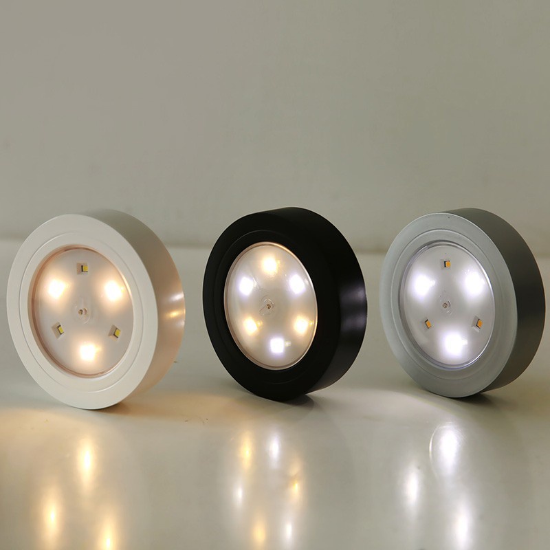 Mi Fan Preferred [ยิงจริง]#LED免装灯小夜灯迷你节能拍拍灯触摸展橱衣柜电池小灯壁灯过道灯