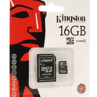 Kingston Micro SD 16 GB Class 4 ของแท้ 100%