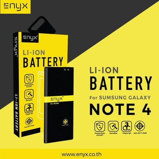 Enyx แบตเตอรี่  Samsung  Note 4 ความจุ 3220 mAh **ของแท้ รับประกัน**