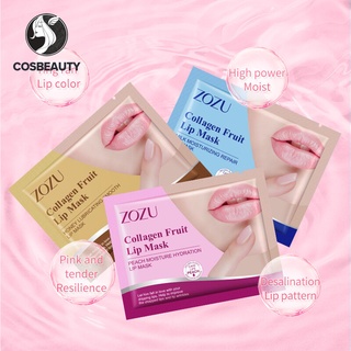 COSBEAUTY คอลลาเจนคริสตัลลิปมาส์กริมฝีปากริมฝีปากชุ่มชื้น