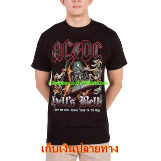 เสื้อยืดวินเทจเสื้อวง Ac/Dc เสื้อผ้าแฟชั่น acdc เอซี/ดีซี เสื้อยืด วงดนตรี เสื้อวินเทจ RCM1180S-5XL