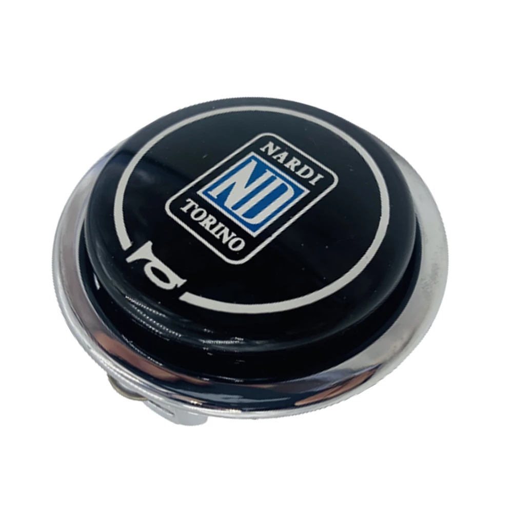 ND Nardi Universal พวงมาลัยรถปุ่มฮอร์นโลหะ + ปุ่มแตรพลาสติกลําโพงฝาครอบควบคุม Fit สําหรับพวงมาลัยส่วนใหญ่