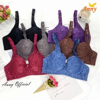 ชุดชั้นใน Anny รุ่น2044_S1 คัพB-C เสื้อใน 3ตะขอ บรามีโครง เต็มทรง ฟองน้ำนุ่มบางเฉียบ 2mm ใส่สบาย ระบายอากาศดี ทรงอกสวย