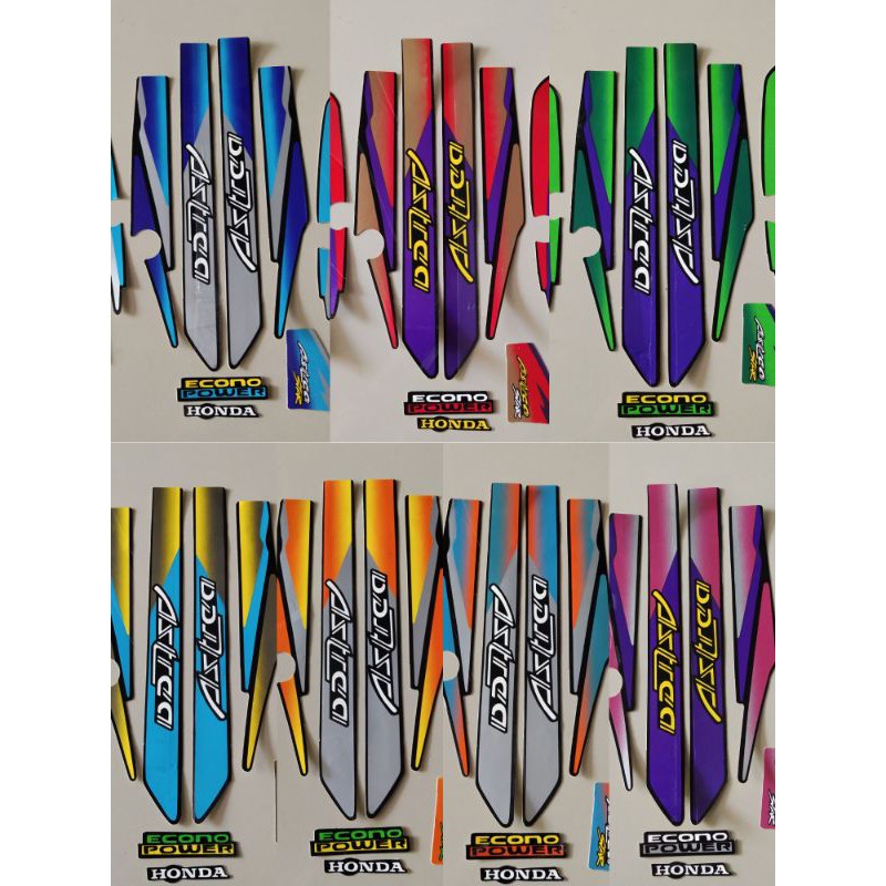 Honda Astraa star 1996 1997 Striping สติ๊กเกอร์รายการตัวถังรถจักรยานยนต์คุณภาพดีที่สุด
