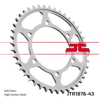 สเตอร์หลัง 43 ฟัน ใช้กับโซ่ 525 สำหรับ Suzuki GSXR / Suzuki GSX-S / Yamaha MT-07 / Yamaha MT-10 รหัสสินค้า AC1532