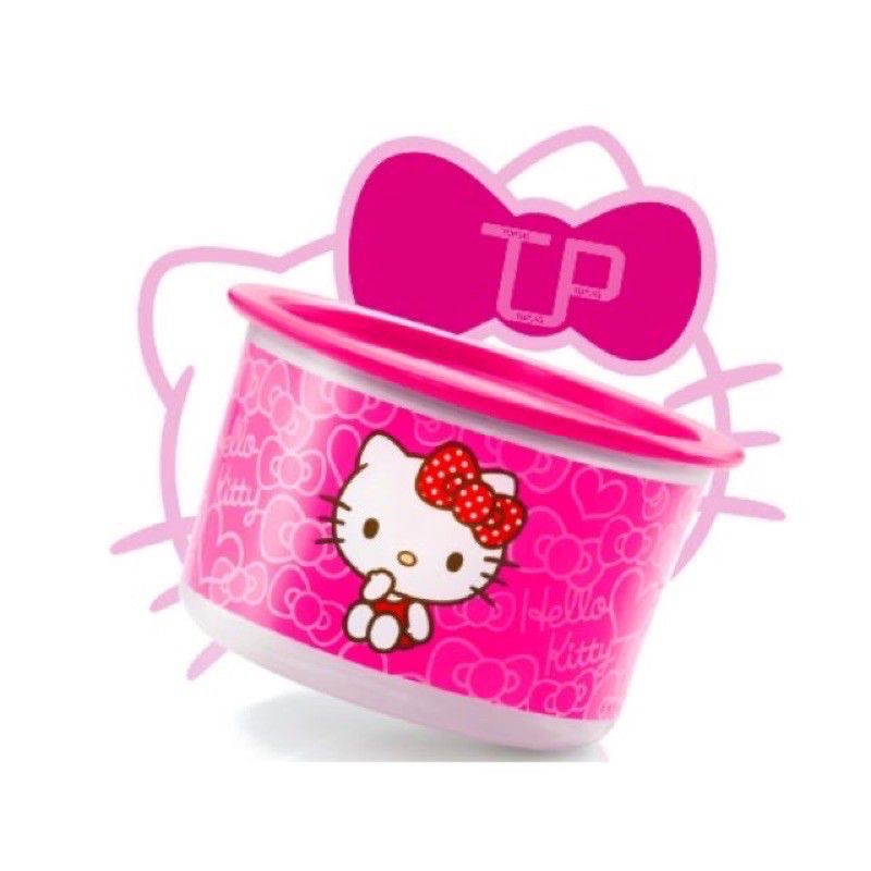 Tupperware ทัปเปอร์แวร์ Hello Kitty One Touch Topper Junior 600 มล. (1 ชิ้น)