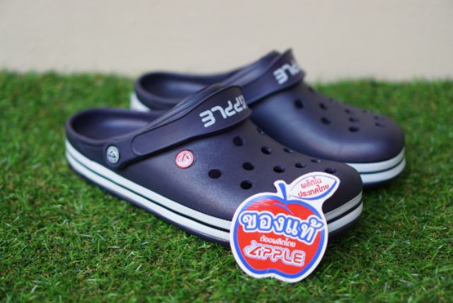 SIZE36-45 Apple รองเท้าหัวโต ของแท้100% สีดำ/กรม
