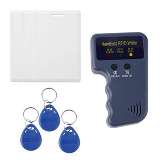 RFID Reader ID Card Writer Copier Handhold 125KHz Duplicator + 3PCS Writable Key+3PCS Thick Card