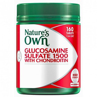 Glucosamine Sulfate 1500 With Chondroitin Natures Own 160 Tablets