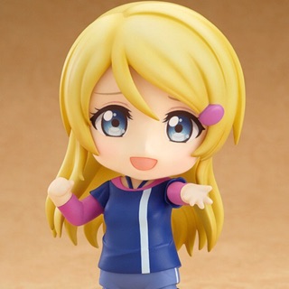 Nendoroid 580 Eli Ayase Training Outfit Ver. กล่องไม่สวย พร้อมของแถมฐาน+ฉากบนดาดฟ้า เนนโดรอยด์ โมเดล Lovelive เลิฟไลฟ์