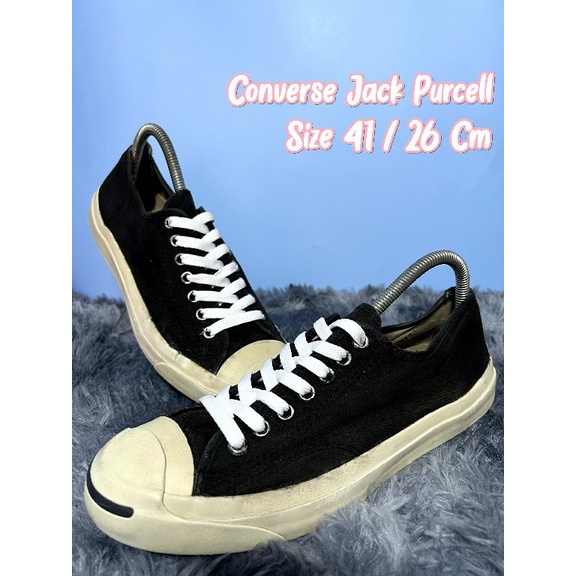 Converse Jack Purcell Size 41 / 26 Cm รองเท้าผ้าใบมือสอง คุณภาพดี ราคาสบายกระเป๋า