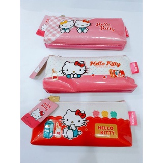 กระเป๋าดินสอ Hello Kitty ทรงจีบก้น KT-1002