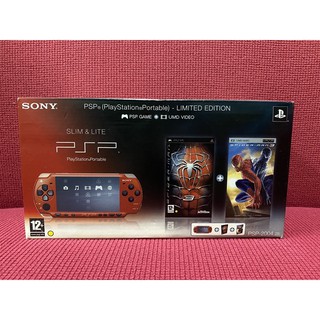 เครื่องเกม PSP Spiderman Limited  งานกล่องครบชุด สภาพใหม่มากแทบมือ1 แผ่นยังไม่แกะซีล