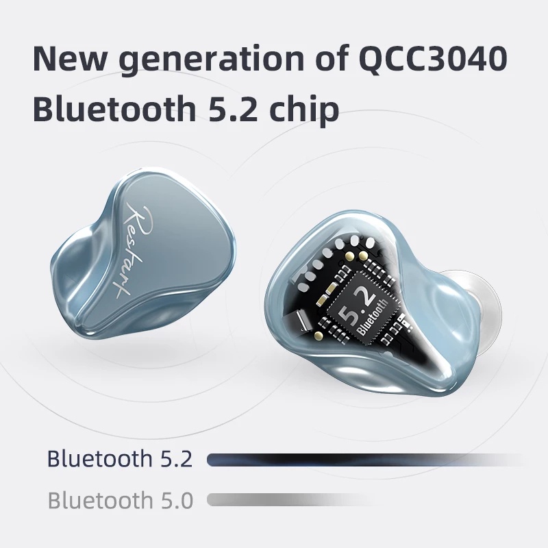 KZ SKS-auriculares inalámbricos con Bluetooth 52 dispositivo de audio ...