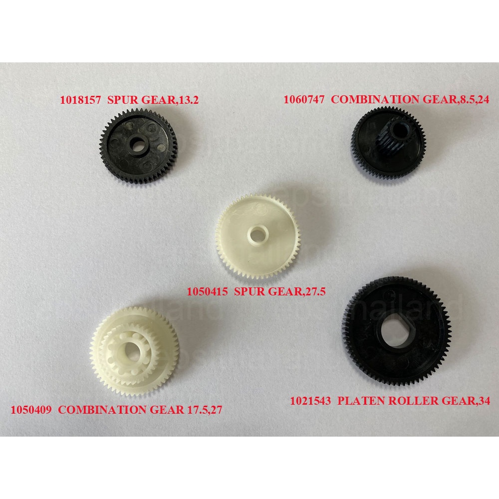 GEAR-KIT-LQ300 สินค้าใน 1 ชุดมี 5 ชิ้น GEAR MAINTENANCE KIT FOR EPSON LQ300/LQ300+/LQ300+ll/LQ1150/L