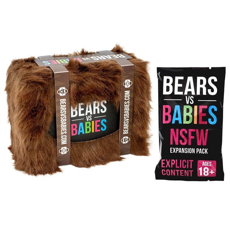 เกมกระดาน Bears Vs Babies พร้อมของขวัญเกมปาร์ตี้แพ็คเกจส่วนขยาย NSFW ในภาษาอังกฤษ