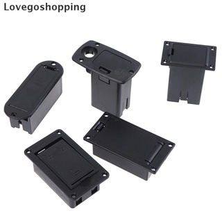 Lovegoshopping กล่องแบตเตอรี่ 9V สําหรับกีตาร์เบส 9V Pick Up