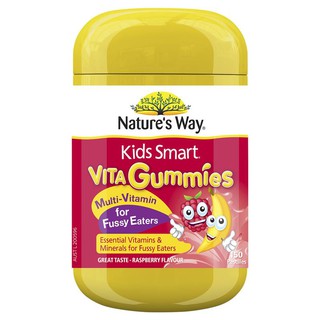 Natures Way Kids Smart Vita Gummies Multi-Vitamin for Fussy Eaters 150 Pastilles Exclusive Size