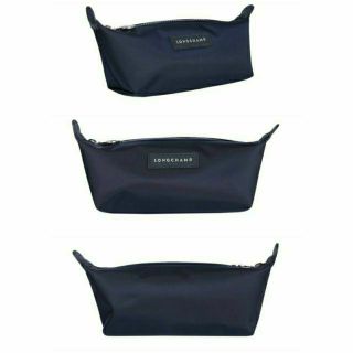 ส่งฟรี ของแท้ กระเป๋าถือ ลองชอมแท้ Longchamp Le pliage neo small pouch Navy