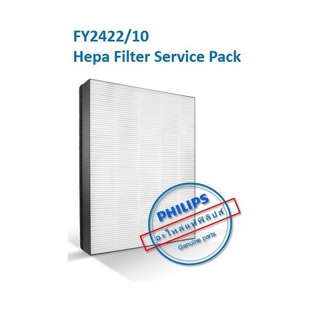 Philips FY2422 แผ่นกรอง HEPA Nano Protection สำหรับ รุ่น AC2887 [Service Pack]