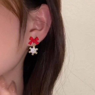 Bow Snowflake Earrings for Women Bow Snowflake Earrings for Women EbxD