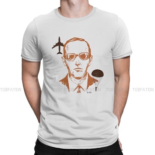 เสื้อยืดผ้าฝ้ายพิมพ์ลายขายดี Db Cooper Lives เสื้อยืดคอกลม ผ้าแจ็ค Hijack สไตล์คลาสสิก สําหรับผู้ชาย ขายดี