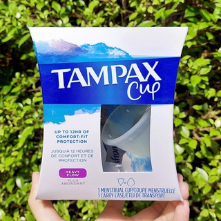 ถ้วยรองรับประจำเดือน Menstrual Cup Heavy Flow with Carrying Case (Tampax®)