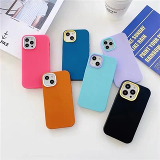 2เคสประกบสีพื้นสำหรับรุ่น for i7 i8 7plus 8plus xr i11 i12 12pro 12promax i13 13pro 13promax