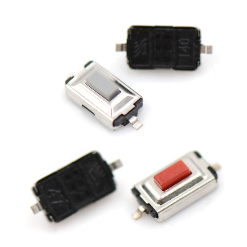 100PCS Tactile Tact Push Button Micro Switch SMD 3*6*2.5 MM Two Pin Push Button Switch for MP3 MP4